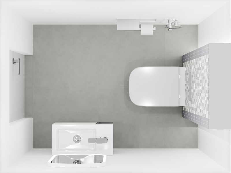 Туалетная комната Темари / Танжер / Про Чементо