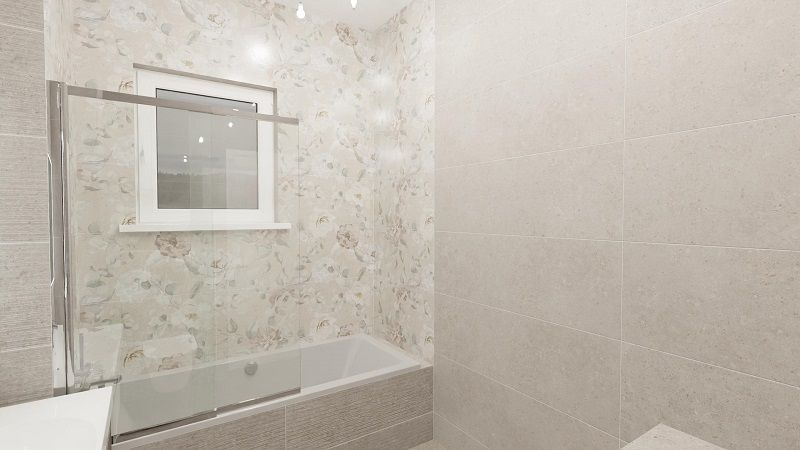 Совмещенный санузел Риккарди серый