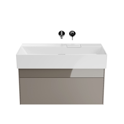 Тумба Logica/Лоджика подвесная 2 ящика 90 см, песчаный