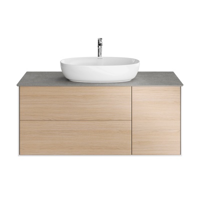 Тумба Plaza Modern/Плаза Модерн подвесная 120 дуб виченца 3 ящика