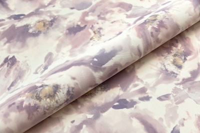 Обои виниловые на флизелиновой основе Легато мотив, сиреневый