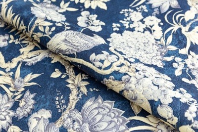 Обои виниловые Азулежу мотив, синий Обои виниловые Азулежу мотив, синий