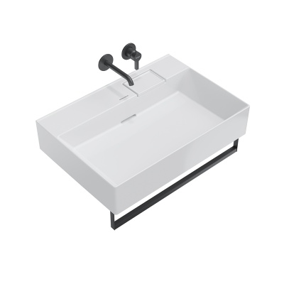 Раковина Logica/Лоджика мебельная\подвесная без отверстий 70, белая глянцевая