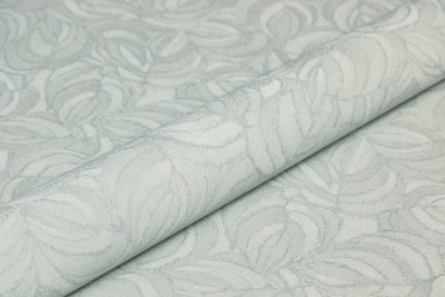 Обои виниловые на флизелиновой основе Мираж база универсальная, голубой, листья