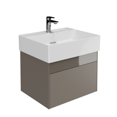 Тумба Logica/Лоджика подвесная 2 ящика 60 см, песчаный