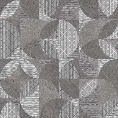 Фондамента тёмный декорированный обрезной 60x60x1,1