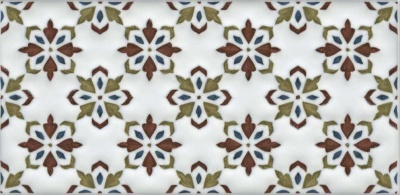 Декор Клемансо орнамент матовый 7,4x15x0,69