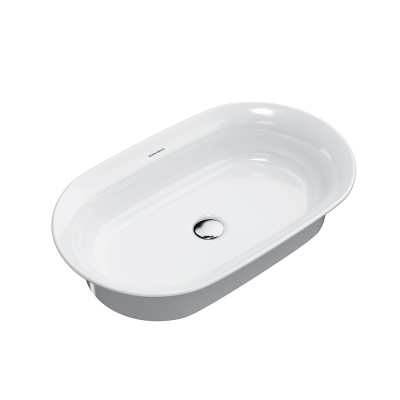 Раковина Canaletto/Каналетто накладная 65, белая глянцевая