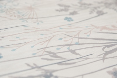 Обои виниловые на флизелиновой основе Платан, мотив, серый