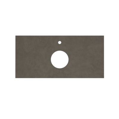 Столешница из керамогранита Про Чементо 100x48, коричневая матовая