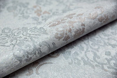 Обои виниловые Флора мотив, голубой