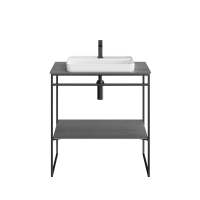 Металлическая структура Plaza Next/Плаза Некст напольная 80, черная матовая