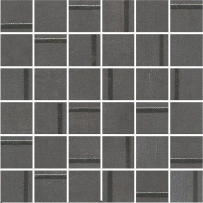 Декор Гварди 1 мозаичный антрацит матовый обрезной 30x30x0,9 из 36 частей 4,8х4,8 Декор Гварди 1 мозаичный антрацит матовый обрезной 30x30x0,9 из 36 частей 4,8х4,8