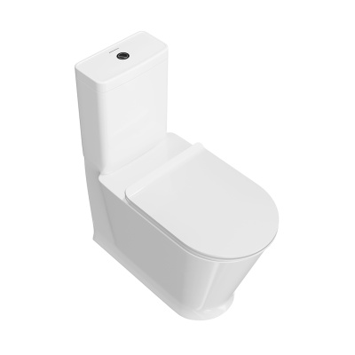 Унитаз Plaza Modern/Плаза Модерн напольный безободковый, белый глянцевый Унитаз Plaza Modern/Плаза Модерн напольный безободковый, белый глянцевый
