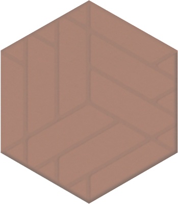 Декор Агуста розовый матовый 6x5,2x0,69 Декор Агуста розовый матовый 6x5,2x0,69