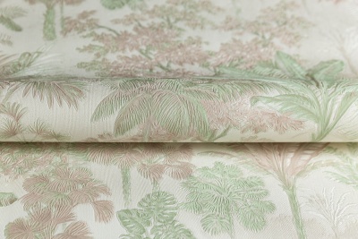 Обои виниловые Оазис мотив, бежевый, зелёный Обои виниловые Оазис мотив, бежевый, зелёный