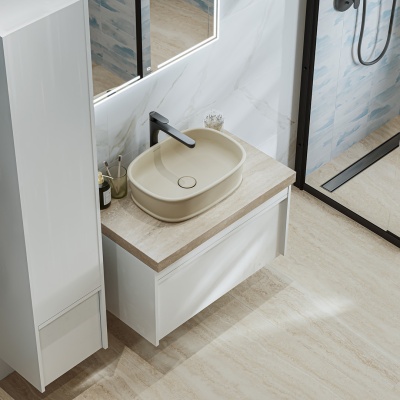 Раковина Circo/Чирко накладная 50, песочная матовая Раковина Circo/Чирко накладная 50, песочная матовая