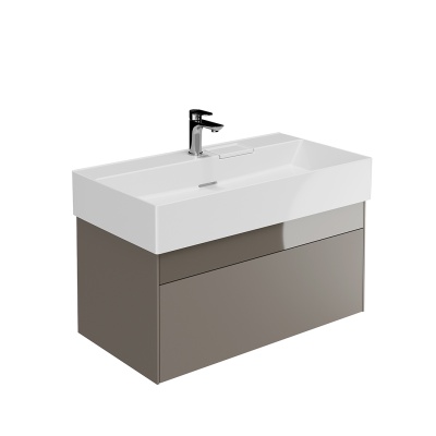 Тумба Logica/Лоджика подвесная 2 ящика 90 см, песчаный