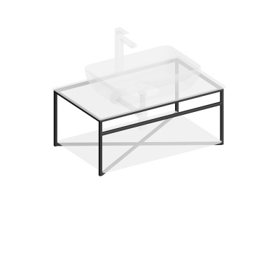 Металлическая структура Plaza Next/Плаза Некст подвесная 80, черная матовая