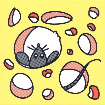 Декор Кошки-Мышки. Сыр и Мышка матовый 20x20x0,69