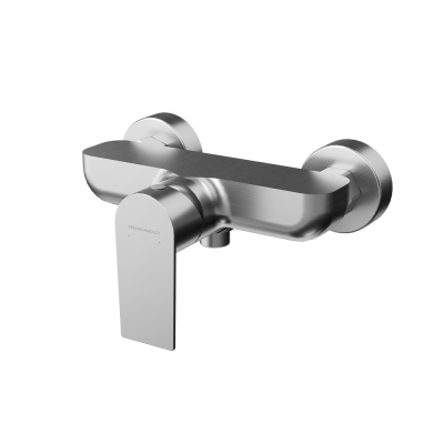 Смеситель Велато для душа, брашированная сталь