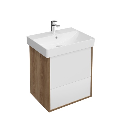 Тумба PRO подвесная 2 ящика 55, швейцарский вяз