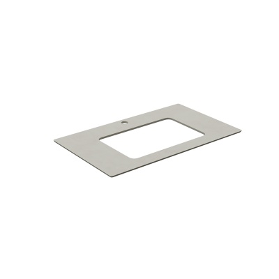 Столешница для раковин, встраиваемых снизу, Про Чементо 80, серый светлый натуральный