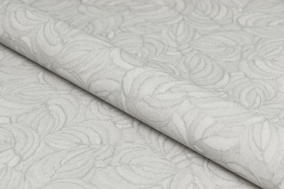 Обои виниловые на флизелиновой основе Мираж база универсальная, серый, листья