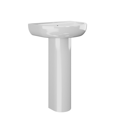 Пьедестал Pro/Про напольный, белый глянцевый