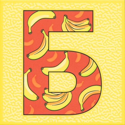 Декор Сад-огород «Банан» матовый 20x20x0,69