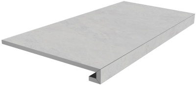 Ступень клеёная Монте Тиберио серый матовый 33x80x0,9