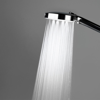 Душевая колонна Fonte/Фонте на 3 потока с фиксированным изливом и термостатическим смесителем, хром