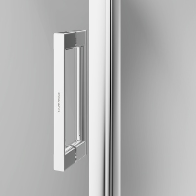Душевая дверь Lindo/Линдо, раздвижная с функцией плавного открывания и закрывания, 100х195, хром