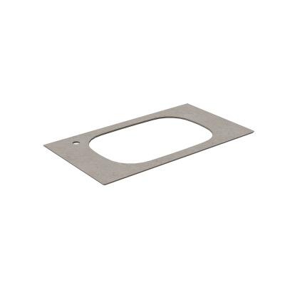 Столешница Magica/Маджика Риккарди 90 см, серая матовая