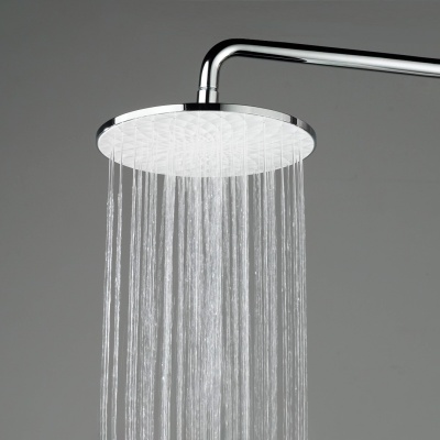 Душевая колонна круглая FONTE на 2 потока без смесителя, черный матовый Душевая колонна круглая FONTE на 2 потока без смесителя, черный матовый