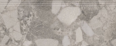 Плинтус Рабат Стоун серый матовый обрезной 30x12x1,3