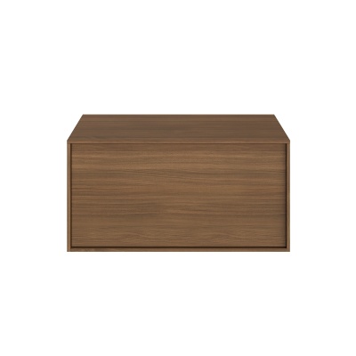 Тумба Atollo/Атолло напольная/подвесная с ящиком 80, белая матовая