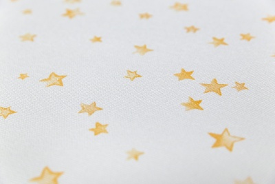 Обои виниловые на флизелиновой основе Уик-энд мотив, бежево-жёлтый звезды