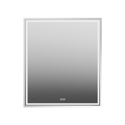Зеркало Tecno/Текно c LED 70 с подсветкой, с функцией антизапотевание, белый глянцевый Зеркало Tecno/Текно c LED 70 с подсветкой, с функцией антизапотевание, белый глянцевый
