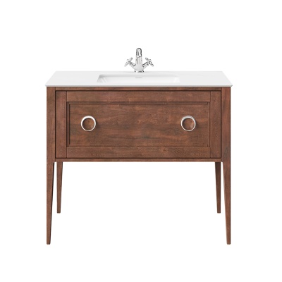 Тумба Plaza Classic/Плаза Классик напольная 1 ящик 100, орех матовый