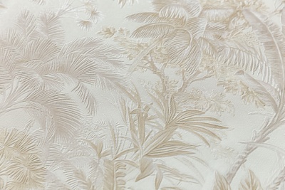 Обои виниловые Оазис мотив, бежевый, белый Обои виниловые Оазис мотив, бежевый, белый