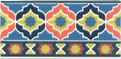 Декор Алькасар глянцевый 7,4x15x0,69 Декор Алькасар глянцевый 7,4x15x0,69