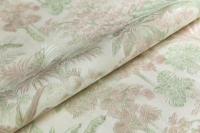 Обои виниловые Оазис мотив, бежевый, зелёный Обои виниловые Оазис мотив, бежевый, зелёный