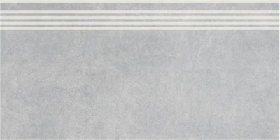 Ступень Королевская дорога серый светлый обрезной 30x60x0,9 Ступень Королевская дорога серый светлый обрезной 30x60x0,9