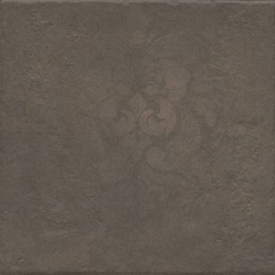 Хадду коричневый матовый декорированный 40,2x40,2x0,8