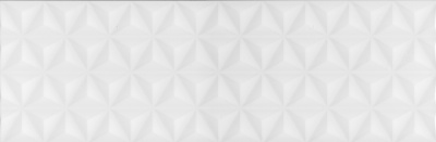 Диагональ белый структура матовый обрезной 25x75x1,1