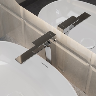 Смеситель FIORETTO для раковины высокий без донного клапана, хром Смеситель FIORETTO для раковины высокий без донного клапана, хром