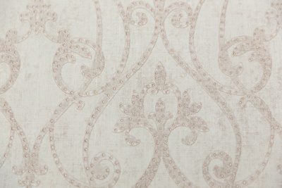 Обои виниловые на флизелиновой основе Дамаск мотив, бежевый