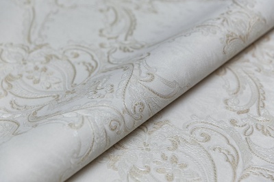 Обои виниловые на флизелиновой основе Ориент мотив, серый светлый Обои виниловые на флизелиновой основе Ориент мотив, серый светлый