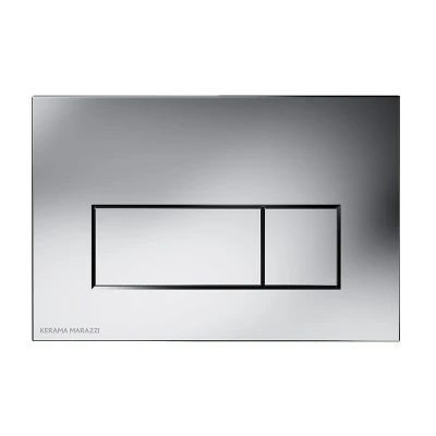 Комплект с подвесным унитазом PLAZA Modern и кнопкой управления хром-глянец